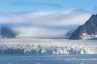 Norway, Svalbard. Monacobreen Glacier ends in Arctic Ocean. Art Print